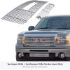 imageAPS Compatible with GMC Sierra 2500 20072010 with Logo Show Main Upper Lower Bumper Chrome Billet Front Grill Grille Insert Combo G61184A