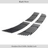 imageAPS Compatible with Ram 2500 3500 20102012 Main Upper Stainless Steel Black 8x6 Horizontal Billet Front Grill Grille Insert D66864JBlack