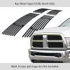 imageAPS Compatible with Ram 2500 3500 20102012 Main Upper Stainless Steel Black 8x6 Horizontal Billet Front Grill Grille Insert D66864JBlack
