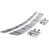 imageAPS Premium 304 Stainless Steel Chrome Horizontal Billet Grille Grill Insert Combo Compatible with Chevy Avalanche Suburban Tahoe 2007 08 09 10 11 12 13 2014 Main Upper Tow Hook N19S91976C