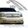 imageAPS Premium 304 Stainless Steel Chrome Horizontal Billet Grille Grill Insert Combo Compatible with Chevy Avalanche Suburban Tahoe 2007 08 09 10 11 12 13 2014 Main Upper Tow Hook N19S91976C