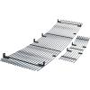 imageAPS Premium 304 Stainless Steel Chrome Horizontal Billet Grille Grill Insert Combo Compatible with Ford F150 2009 2010 2011 2012 2013 2014 Main Upper Lower Bumper N19S41668F