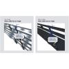 imageAPS Premium 304 Stainless Steel Chrome Horizontal Billet Grille Grill Insert Combo Compatible with Ford F150 2009 2010 2011 2012 2013 2014 Main Upper Lower Bumper N19S41668F