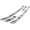 imageAPS Premium 304 Stainless Steel Chrome Horizontal Billet Grille Grill Insert Compatible with GMC Sierra 1500 2014 2015 Main Upper N19S27956G