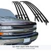 imageAPS Premium Stainless Steel Black 8X6 Horizontal Billet Grille Grill Insert Compatible with Chevy Silverado 1500 1999 2000 2001 2002 ampamp 0006 Suburban Tahoe Main Upper N19J86058C