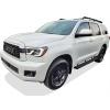 imageAPS Running Boards Nerf Bars Side Steps Step Bars Compatible with Toyota Sequoia 20082022 Black Powder Coated Running Board StyleAluminum Black