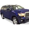 imageAPS Running Boards Nerf Bars Side Steps Step Bars Compatible with Toyota Sequoia 20082022 Black Powder Coated Running Board StyleAluminum Silver