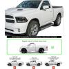 imageAPS Silver Running Board Style Running Boards Nerf Bars Side Steps Compatible with Dodge Ram 1500 20092018 Regular Cab ampamp Ram 2500 3500 20102024Aluminum Silver