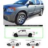 imageAPS Silver Running Board Style Running Boards Nerf Bars Side Steps Compatible with Nissan Titan 20042015 ampamp 20172025 Crew Cab ampamp Titan XD 1625Aluminum Silver