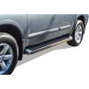 imageAPS Silver Running Board Style Running Boards Nerf Bars Side Steps Compatible with Nissan Titan 20042015 ampamp 20172025 Crew Cab ampamp Titan XD 1625Aluminum Silver