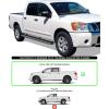 imageAPS Silver Running Board Style Running Boards Nerf Bars Side Steps Compatible with Nissan Titan 20042015 ampamp 20172025 Crew Cab ampamp Titan XD 1625Aluminum Silver