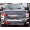 imageAPS Compatible with Chevy Silverado 3500 HD 2500 HD 20072010 Aluminum Chrome Horizontal Billet Grille Grill Insert Combo C67753A