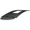 imageAPS Compatible with GMC Sierra 1500HD 2500HD 3500 20012002 ampamp Yukon XL 0006 with Logo Show Main Upper Stainless Steel SS Chrome Billet Front Grill Grille Insert G65703ABlack