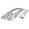 imageAPS Compatible with GMC Sierra 2500 20072010 with Logo Show Main Upper Lower Bumper Chrome Billet Front Grill Grille Insert Combo G61184A