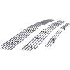 imageAPS Premium 304 Stainless Steel Chrome Horizontal Billet Grille Grill Insert Combo Compatible with Chevy Silverado 1500HD 03 04 05 ampamp 0304 2500 3500 ampamp 0206 Avalanche Upper Top Bumper N19S57676C