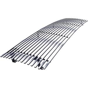 imageAPS Compatible with Ford Bronco F150 F250 F350 19871991 Main Upper Stainless Steel Chrome 8x6 Billet Front Grill Grille Insert F85009C