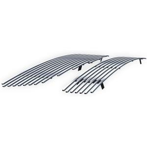 imageAPS Compatible with Nissan Maxima 20072008 Main Upper Lower Bumper Stainless Steel SS Chrome Billet Front Grill Grille Insert Combo S18A99878N
