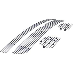 imageAPS Premium 304 Stainless Steel Chrome Horizontal Billet Grille Grill Insert Combo Compatible with Chevy Avalanche Suburban Tahoe 2007 08 09 10 11 12 13 2014 Main Upper Tow Hook N19S91976C