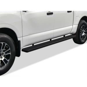 imageAPS Silver Running Board Style Running Boards Nerf Bars Side Steps Compatible with Nissan Titan 20042015 ampamp 20172025 Crew Cab ampamp Titan XD 1625Aluminum Black