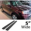 imageAPS Black Powder Coated Running Board Style Running Boards Nerf Bars Side Steps Compatible with Honda Pilot 20092015 ampamp Acura MDX 20092013Stainless Steel Black