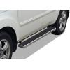 imageAPS Black Powder Coated Running Board Style Running Boards Nerf Bars Side Steps Compatible with Honda Pilot 20092015 ampamp Acura MDX 20092013Stainless Steel Polished
