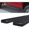 imageAPS Running Boards Nerf Bars Side Steps Compatible with Chevy Silverado GMC Sierra 20072018 Regular Cab ampamp 2500 3500 HD 2019 Exclude 07 ClassicInclude 19 1500 LD Silver Running BoardAluminum Black