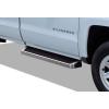 imageAPS Running Boards Nerf Bars Side Steps Compatible with Chevy Silverado GMC Sierra 20072018 Regular Cab ampamp 2500 3500 HD 2019 Exclude 07 ClassicInclude 19 1500 LD Silver Running BoardAluminum Silver