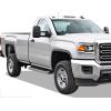 imageAPS Running Boards Nerf Bars Side Steps Compatible with Chevy Silverado GMC Sierra 20072018 Regular Cab ampamp 2500 3500 HD 2019 Exclude 07 ClassicInclude 19 1500 LD Silver Running BoardAluminum Silver