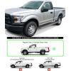 imageAPS Running Boards Nerf Bars Side Steps Step Bars Compatible with Ford F150 20152025 Regular Cab ampamp F250 F350 Super Duty 20172025 Silver Running Board StyleStainless Steel Polished