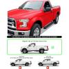 imageAPS Running Boards Nerf Bars Side Steps Step Bars Compatible with Ford F150 20152025 Regular Cab ampamp F250 F350 Super Duty 20172025 Silver Running Board StyleStainless Steel Black