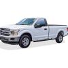 imageAPS Running Boards Nerf Bars Side Steps Step Bars Compatible with Ford F150 20152025 Regular Cab ampamp F250 F350 Super Duty 20172025 Silver Running Board StyleStainless Steel Black