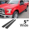 imageAPS Running Boards Nerf Bars Side Steps Step Bars Compatible with Ford F150 20152025 Regular Cab ampamp F250 F350 Super Duty 20172025 Silver Running Board StyleStainless Steel Black