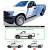 imageAPS Running Boards Nerf Bars Side Steps Step Bars Compatible with Ford F150 20152025 Regular Cab ampamp F250 F350 Super Duty 20172025 Silver Running Board StyleAluminum Silver