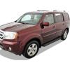 imageAPS Running Boards Nerf Bars Side Steps Step Bars Compatible with Honda Pilot 20092015 ampamp Acura MDX 20092013 Silver Running Board StyleAluminum Black