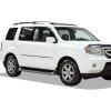 imageAPS Running Boards Nerf Bars Side Steps Step Bars Compatible with Honda Pilot 20092015 ampamp Acura MDX 20092013 Silver Running Board StyleAluminum Silver