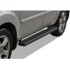 imageAPS Running Boards Nerf Bars Side Steps Step Bars Compatible with Honda Pilot 20092015 ampamp Acura MDX 20092013 Silver Running Board StyleStainless Steel Black