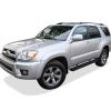 imageAPS Running Boards Nerf Bars Side Steps Step Bars Compatible with Toyota 4Runner 20032009 Base Model Only Silver Running Board StyleAluminum Black