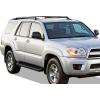 imageAPS Running Boards Nerf Bars Side Steps Step Bars Compatible with Toyota 4Runner 20032009 Base Model Only Silver Running Board StyleAluminum Black