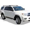 imageAPS Running Boards Nerf Bars Side Steps Step Bars Compatible with Toyota 4Runner 20032009 Base Model Only Silver Running Board StyleAluminum Silver