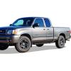 imageAPS Running Boards Nerf Bars Side Steps Step Bars Compatible with Toyota Tundra 20002006 Access Cab Silver Running Board StyleStainless Steel Black