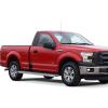 imageAPS Running Boards Style Compatible with Ford F150 20152025 Regular Cab ampamp F250 F350 Super Duty 20172025 Nerf Bars Side Steps Side BarsSilver