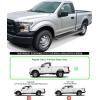 imageAPS Running Boards Style Compatible with Ford F150 20152025 Regular Cab ampamp F250 F350 Super Duty 20172025 Nerf Bars Side Steps Side BarsSilver