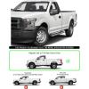 imageAPS Running Boards Style Compatible with Ford F150 20152025 Regular Cab ampamp F250 F350 Super Duty 20172025 Nerf Bars Side Steps Side BarsSilver