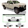 imageAPS Running Boards Style Compatible with Toyota Tacoma 20052023 Extended Access Cab Nerf Bars Side Steps Side BarsAluminum Silver