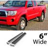 imageAPS Running Boards Style Compatible with Toyota Tacoma 20052023 Extended Access Cab Nerf Bars Side Steps Side BarsAluminum Silver