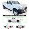 imageAPS Running Boards Style Compatible with Toyota Tacoma 20052023 Extended Access Cab Nerf Bars Side Steps Side BarsBlack