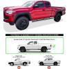 imageAPS Running Boards Style Compatible with Toyota Tacoma 20052023 Extended Access Cab Nerf Bars Side Steps Side BarsSilver