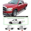 imageAPS Silver Running Board Running Boards Nerf Bars Side Steps Compatible with Dodge Ram 1500 20022008 Quad Cab ampamp 2500 3500 0309 Exclude Daytona Rumble Bee and SRT10 ModelsStainless Steel Polished