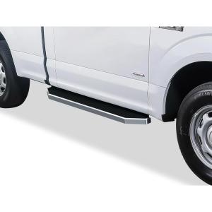 imageAPS Running Boards Style Compatible with Ford F150 20152025 Regular Cab ampamp F250 F350 Super Duty 20172025 Nerf Bars Side Steps Side BarsPolished