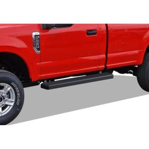 imageAPS Running Boards Style Compatible with Ford F150 20152025 Regular Cab ampamp F250 F350 Super Duty 20172025 Nerf Bars Side Steps Side BarsStainless Steel Black